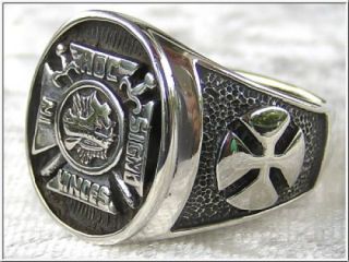 Tempelritter Ring Freimaurer Siegelring 925 Silber Totenkopf Eisernes
