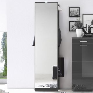 NEU* Modernes Garderobenpaneel in anthrazit mit Spiegel Wandgarderobe