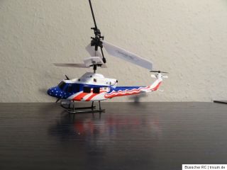 Jamara Twin Huey Mini RC Helikopter 3 Kanal Hubschrauber mit GYRO Neu