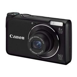 Canon PowerShot A2200 14.1 MP Digitalkamera   Schwarz