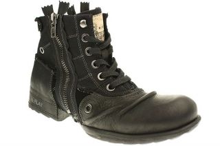 Replay CLUTCH   Herren Schuhe Sneaker Boots Stiefelette   Black