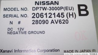 Nissan Primera P12 Navi Radio Klima Monitor Anzeige Display 28090