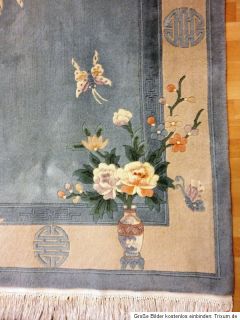 Art Deco Chinateppich 180x120cm Teppich Orientteppich Carpet Tapis