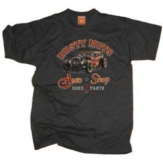 Shirt Hot Rod   Rusty Nuts Auto Shop, Gr. S bis 5XL