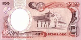 Kolumbien Colombia   100 Peso Oro 1986   P.426b UNC