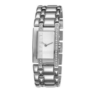 ESPRIT Damen Uhr Armbanduhr aus Edelstahl/silber Houston Link