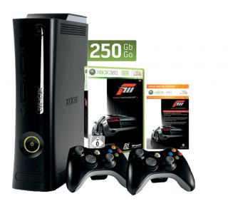 Xbox 360   Konsole Super Elite 250 GB inkl. 2 Wireless Controller