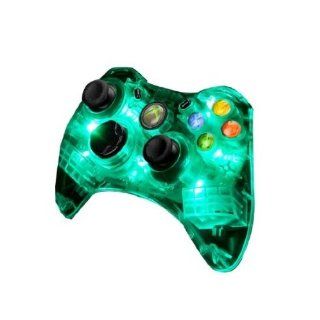 Afterglow AX.1 Wired Controller Glows Green XBOX 360 Games