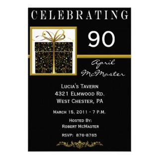 90th Birthday Party Ideas on Birthday Party Invitations Card Birthday Party Invitations Birthday