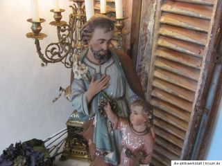 Frankreich ANTIKE Skulptur Josef Jesus Franske chic shabby