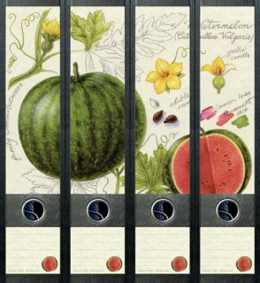 Wassermelone Melone Ordner Ordneraufkleber Aufkleber Deko 426