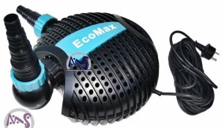 EcoMax Teichfilter Pumpe 8500 Koi Teich Teichpumpe Koiteich Bachlauf