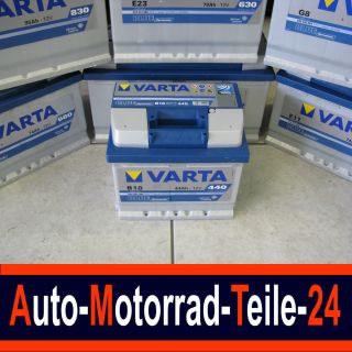 VARTA AUTO BATTERIE BLUE 544402044 12V 44Ah 440A L207mm B175mm H175mm