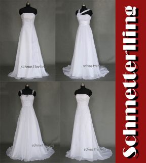 Brautkleid Hochzeitskleid 425 Weiß o.Creme/Gr.34 bis 50