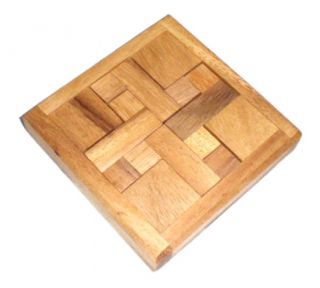 Das 4 Z Puzzle Legepuzzle Holz Puzzle Knobel IQ Spiel