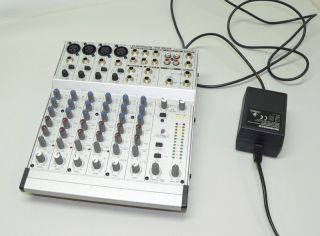 Eurorack MX 802A   8 Kanal Audio Mischpult Mixer mit Netzteil (449