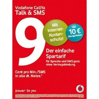 Vodafone CallYa Talk & SMS (9 Cent pro Minute/SMS in alle deutschen