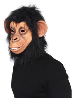 Schimpansenmaske Maske Schimpanse Affenmaske Affe Kostuem Fasching