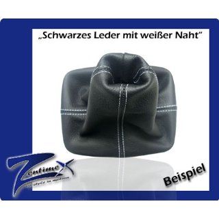 Schaltmanschette Schaltsack für FORD FUSION 02  Leder Leder schwarz