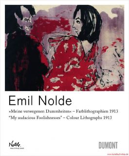 Fachbuch Emil Nolde, Meine verwegenen Dummheiten, Farblithographien