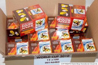 Panini WC WM 2010 South Africa – 12 x BOX DISPLAY Scatola Cajita