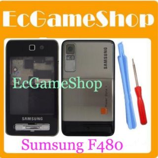 Samsung SGH F480 F488 Fascia Housing Case Cover Black