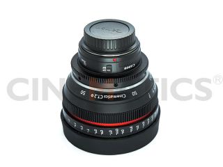 Customized full frame film lens CAN50/1.4 EF Canon EF mount DSLR
