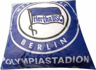 Bundesliga Kissen Dekokissen Cocktailkissen ca38cm x38 cm FCB Hertha