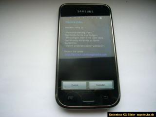 tolles Handy wie neu Samsung Galaxy S Plus GT I9001 8 GB   schwarz