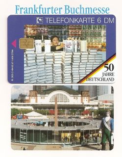 494 05.97 FRANKFURTER BUCHMESSE   50 JAHRE DEUTSCHLAND Telefonkarte