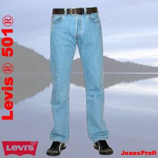 Levis 501 Jeans LIGHT BROKEN IN ( das Original ) Herren JeansHose