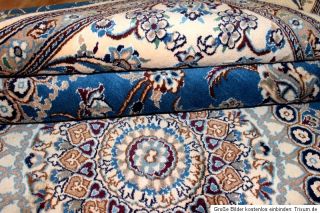 Echt Perser Teppich Nain Iran mit Seide Rug/Carpet Orientteppich 346 x