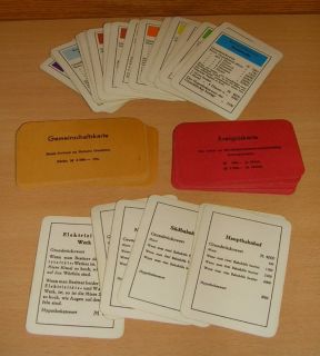 ANTIK 1950er Jahre Brettspiel Monopoly Schmidt Spiele Holz Holzfiguren
