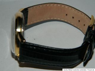 Elegante Glashütte Herrenarmband Uhr Kaliber 69/1 Datum um 1960 70
