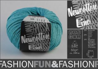 50 Gr. Lana Grossa New Cotton Lino Farbe/Kleur 506