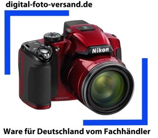 Nikon Coolpix P510 Rot *** NEU OVP *** sofort lieferbar
