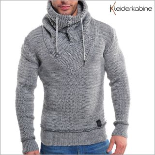 Wasabi Herren Strick Pullover 526 / 555 Zipper / Sweater / Pulli