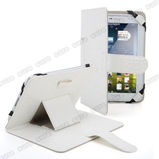 Wählbar  Leder Tasche Case Hülle Cover f. 7 Zoll ePad aPad Android