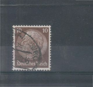 Reich Briefmarke Bahnpost Stempel Nr. 518 Hindenburg gestempelt