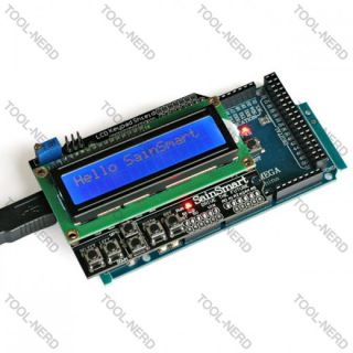 SainSmart MEGA1280 1602 LCD Keypad Shield Kit For Arduino R3 ATMEL AVR