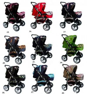 Multifunktions Kinderwagen Cesar Combi in verschiedenen Farben und