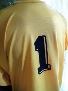ADIDAS Herren Sport T Shirt / Torwart Shirt Nr.1 Gr. XL gelb