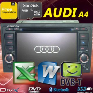 Audi A4 S4 RS4 8E 8F B9 B7 Seat Exeo DVD GPS NAVI DVB T PIP 2 CPU