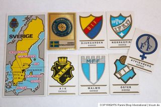 RARE Panini FOOTBALL CLUBS 75 1975 – KOMPLETTSATZ COMPLETE STICKER