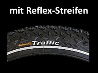 Conti MTB TRAFFIC MTB Touren Reifen mit Reflex 26x2.1/54 559