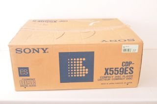 Sony CDP X559ES CD Player   Perfekter Zustand   in Originalverpackung