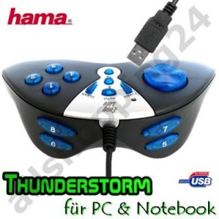 Hama THUNDERSTORM 2 USB Controller PC Notebook Gamepad