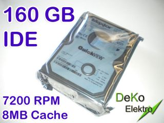 HDD IDE 160 GB 3,5  NEU  Maxtor 6L160P0 Seagate P ATA DiamondMax 10