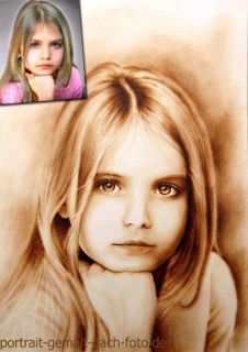 Ihr Öl Portrait gemalt nach Foto UNIKAT GESCHENKIDEE 