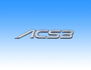 AC Schnitzer Typenbezeichnung ACS3 silber Aufkleber